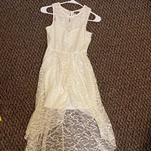 White Lace Lilly Rose Dress